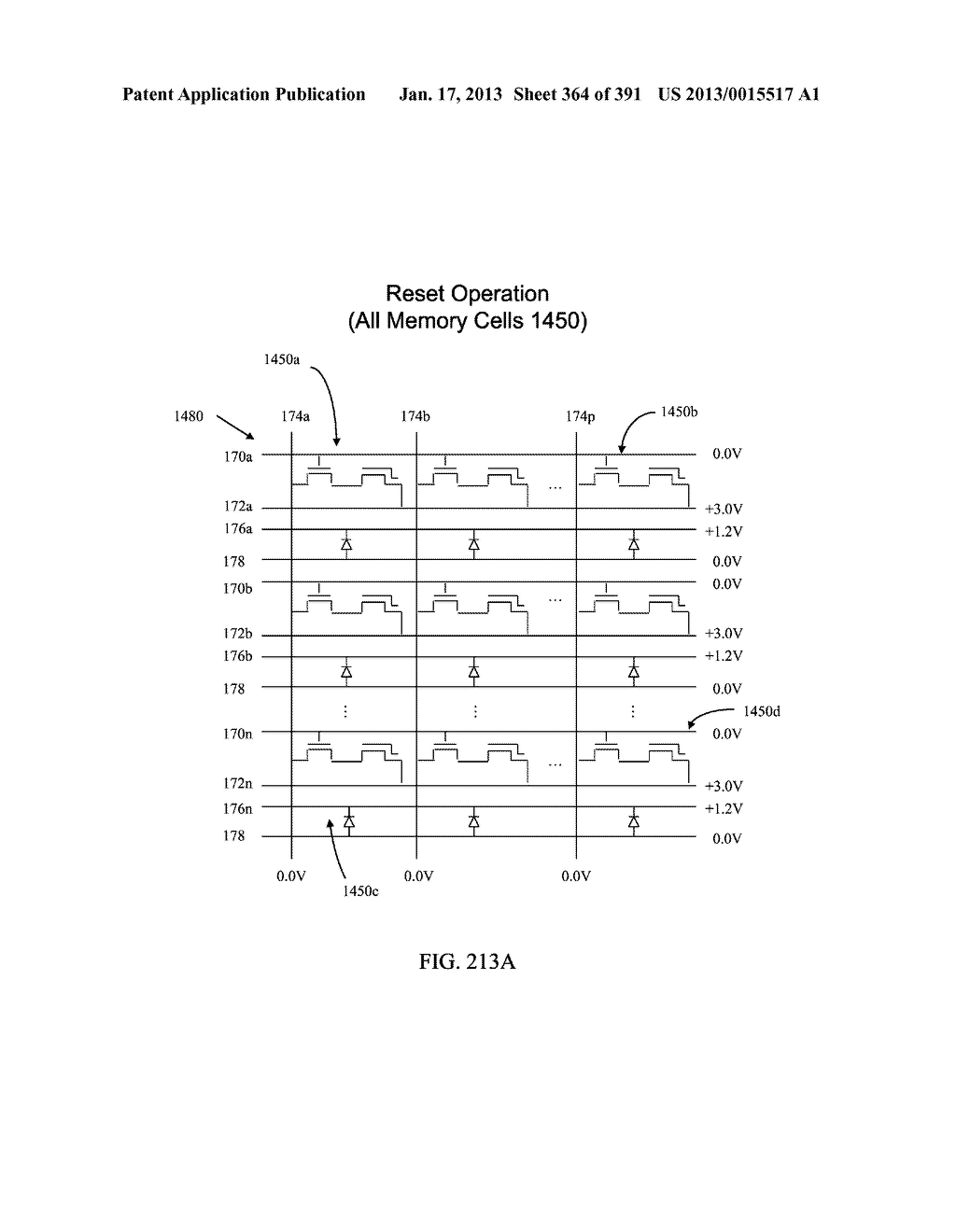 Semiconductor Memory Device Having Electrically Floating Body Transistor,     Semiconductor Memory Device Having Both Volatile and Non-Volatile     Functionality and Method of Operating - diagram, schematic, and image 365