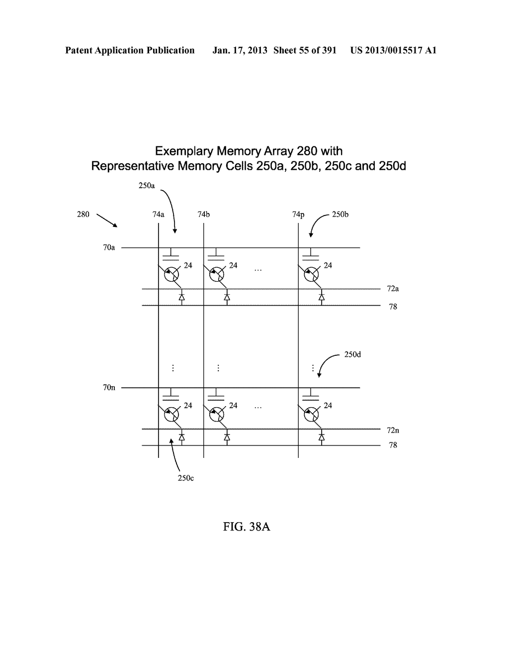 Semiconductor Memory Device Having Electrically Floating Body Transistor,     Semiconductor Memory Device Having Both Volatile and Non-Volatile     Functionality and Method of Operating - diagram, schematic, and image 56