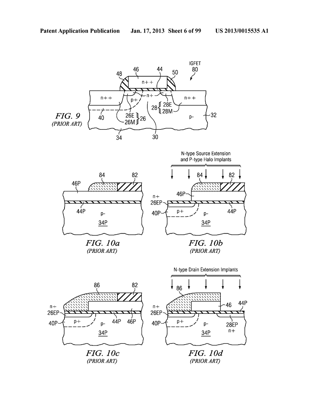 Configuration and Fabrication of Semiconductor Structure Having Asymmetric     Field-effect Transistor with Tailored Pocket Portion Along Source/Drain     Zone - diagram, schematic, and image 07