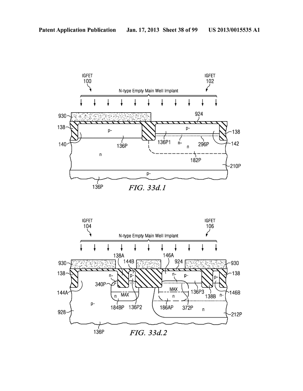 Configuration and Fabrication of Semiconductor Structure Having Asymmetric     Field-effect Transistor with Tailored Pocket Portion Along Source/Drain     Zone - diagram, schematic, and image 39