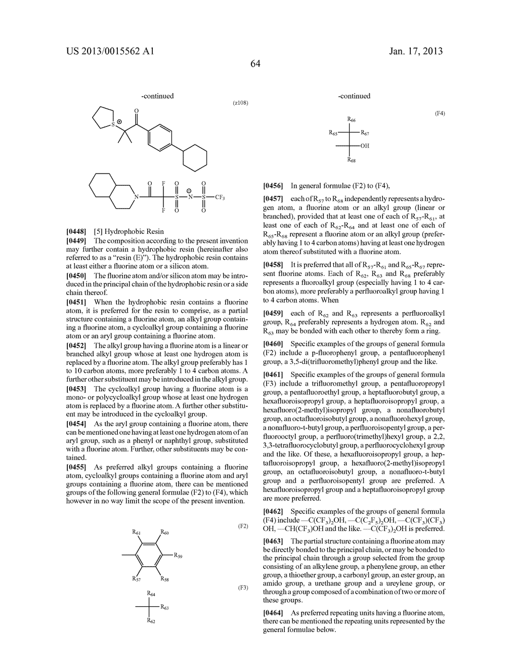 ACTINIC-RAY- OR RADIATION-SENSITIVE RESIN COMPOSITION, ACTINIC-RAY- OR     RADIATION-SENSITIVE FILM THEREFROM AND METHOD OF FORMING PATTERN USING     THE COMPOSITIONAANM Yamamoto; KeiAACI Haibara-gunAACO JPAAGP Yamamoto; Kei Haibara-gun JPAANM Fujita; MitsuhiroAACI Haibara-gunAACO JPAAGP Fujita; Mitsuhiro Haibara-gun JPAANM Matsuda; TomokiAACI Haibara-gunAACO JPAAGP Matsuda; Tomoki Haibara-gun JP - diagram, schematic, and image 65