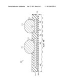 Semiconductor Device with Solder Bump Formed on High Topography Plated Cu     Pads diagram and image