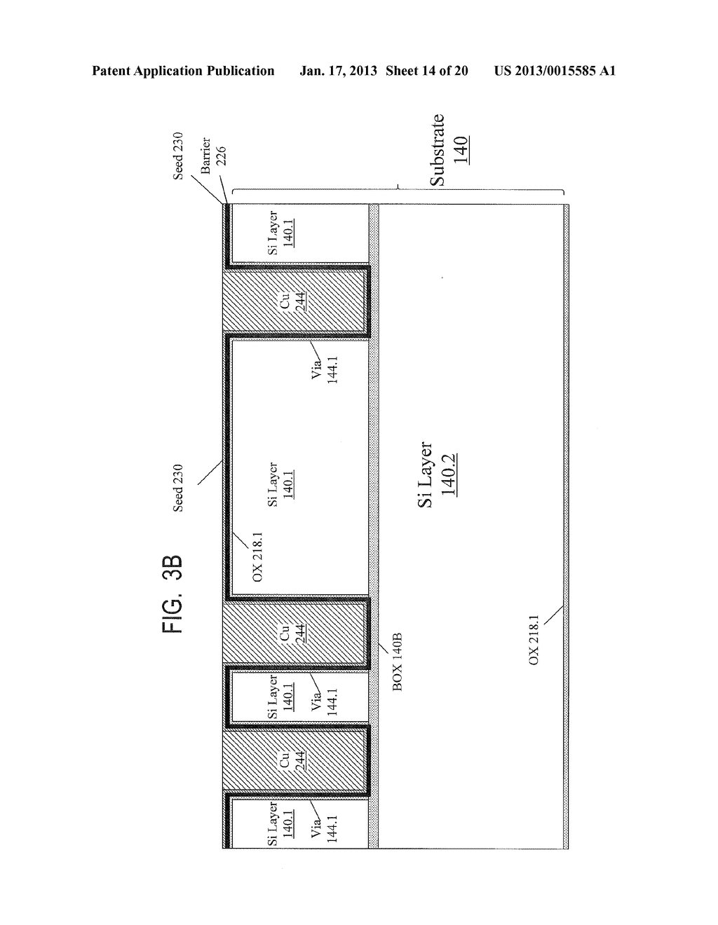 STRUCTURES WITH THROUGH VIAS PASSING THROUGH A SUBSTRATE COMPRISING A     PLANAR INSULATING LAYER BETWEEN SEMICONDUCTOR LAYERSAANM Kosenko; ValentinAACI Mountain ViewAAST CAAACO USAAGP Kosenko; Valentin Mountain View CA USAANM Savastiouk; SergeyAACI SaratogaAAST CAAACO USAAGP Savastiouk; Sergey Saratoga CA US - diagram, schematic, and image 15