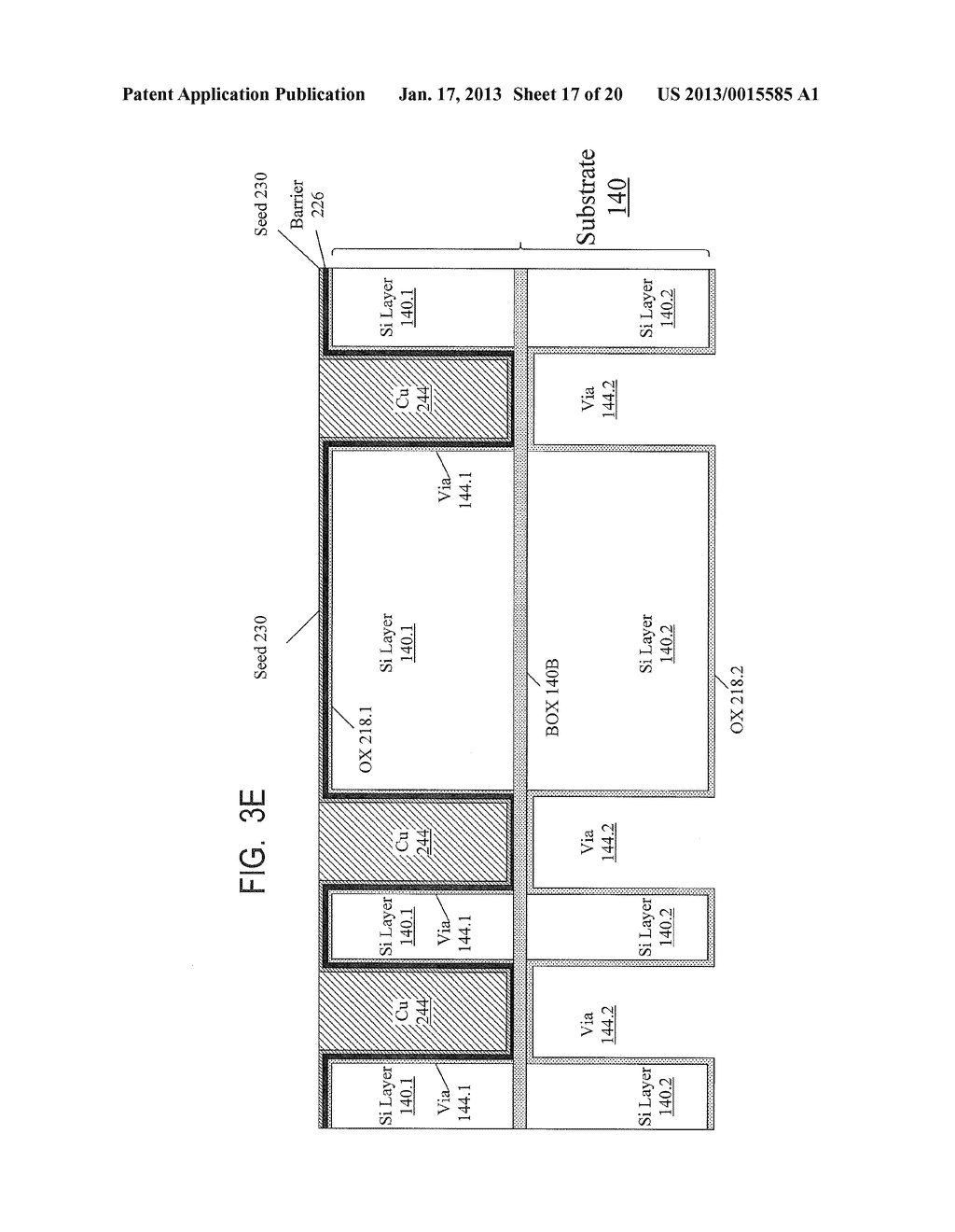 STRUCTURES WITH THROUGH VIAS PASSING THROUGH A SUBSTRATE COMPRISING A     PLANAR INSULATING LAYER BETWEEN SEMICONDUCTOR LAYERSAANM Kosenko; ValentinAACI Mountain ViewAAST CAAACO USAAGP Kosenko; Valentin Mountain View CA USAANM Savastiouk; SergeyAACI SaratogaAAST CAAACO USAAGP Savastiouk; Sergey Saratoga CA US - diagram, schematic, and image 18