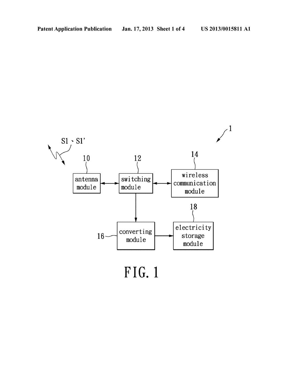 WIRELESS MOBILE COMMUNICATION DEVICE UTILIZING ANTENNA FOR POWER CHARGING     AND WIRELESS CHARGING SYSTEM HAVING THE SAMEAANM TANG; CHAI-LUNAACI Miaoli CountyAACO TWAAGP TANG; CHAI-LUN Miaoli County TWAANM CHANG; YU-PINAACI Taoyuan CountyAACO TWAAGP CHANG; YU-PIN Taoyuan County TW - diagram, schematic, and image 02