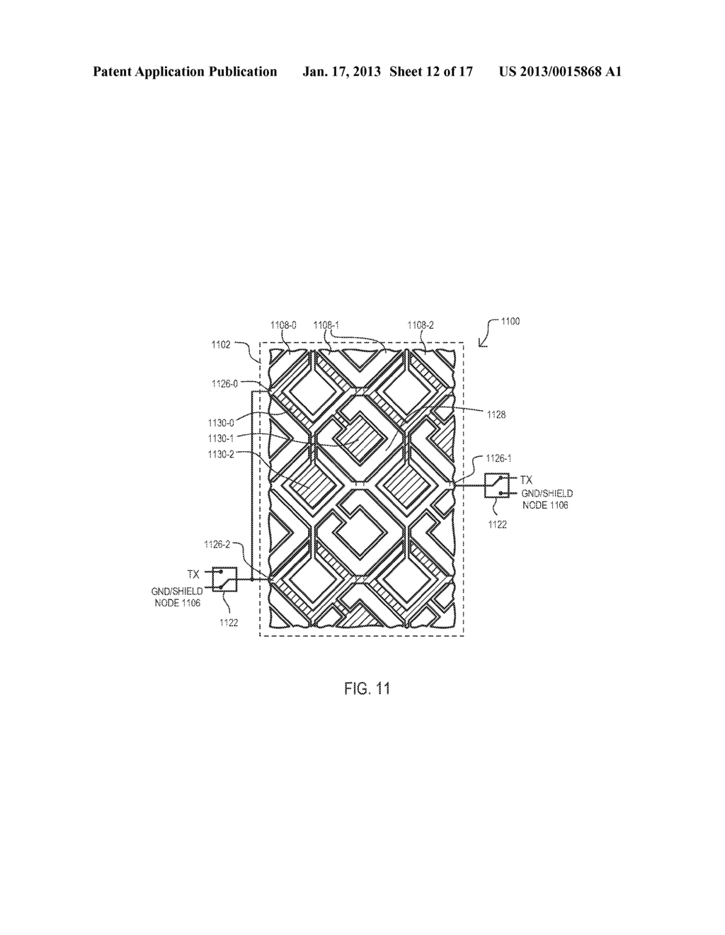 CAPACITANCE SENSING CIRCUITS, METHODS AND SYSTEMS HAVING GROUND INSERTION     ELECTRODES - diagram, schematic, and image 13