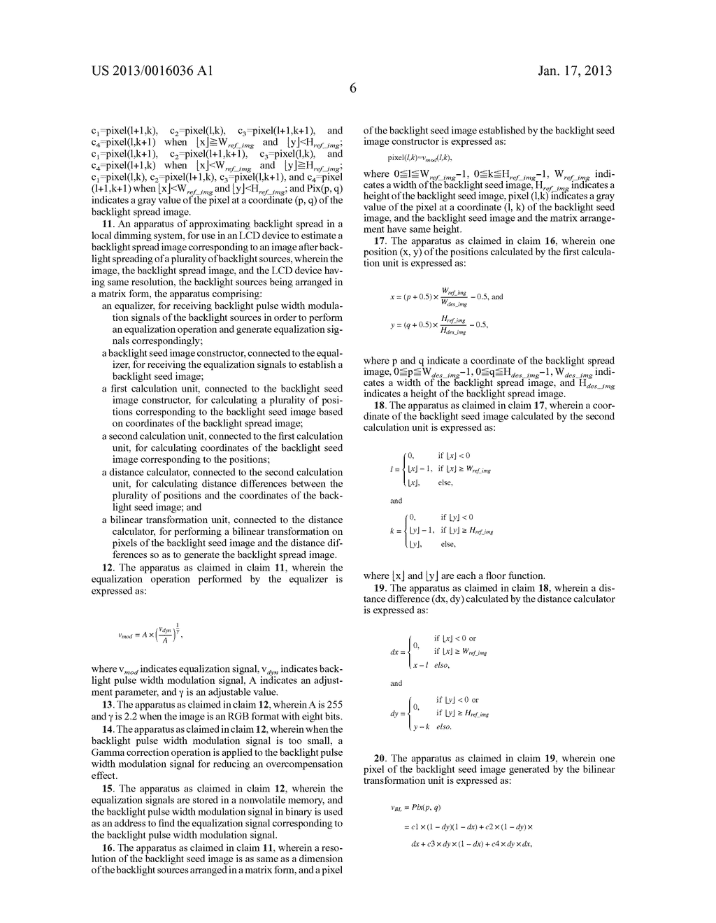 METHOD AND APPARATUS OF APPROXIMATING BACKLIGHT SPREAD IN A LOCAL DIMMING     SYSTEMAANM CHANG; Chih-KaiAACI Taichung CityAACO TWAAGP CHANG; Chih-Kai Taichung City TWAANM Wu; Yu-LiAACI Hsinchu CityAACO TWAAGP Wu; Yu-Li Hsinchu City TW - diagram, schematic, and image 11