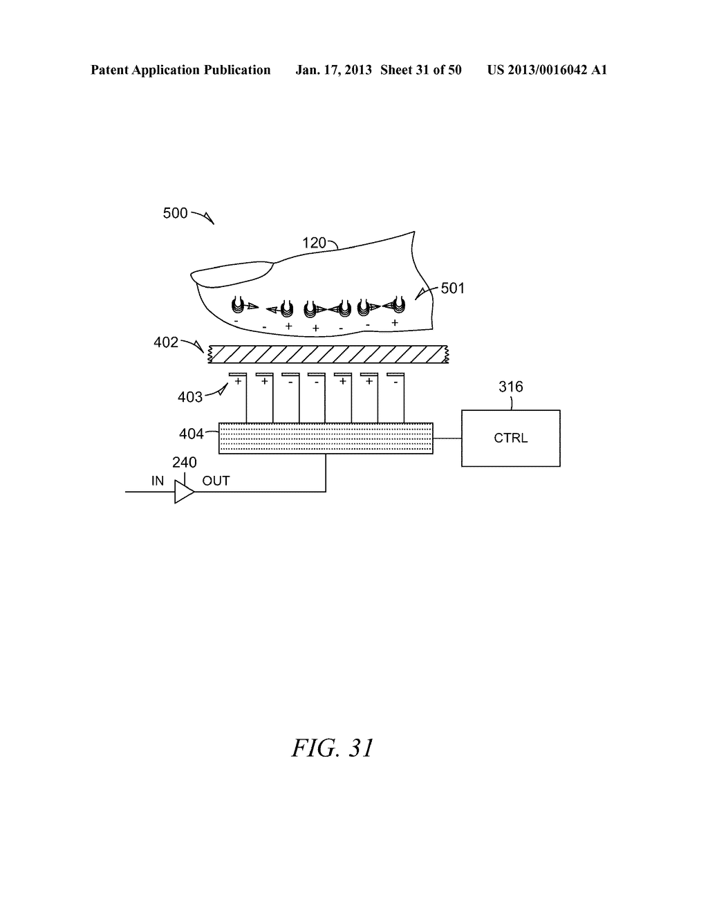 HAPTIC DEVICE WITH TOUCH GESTURE INTERFACE - diagram, schematic, and image 32