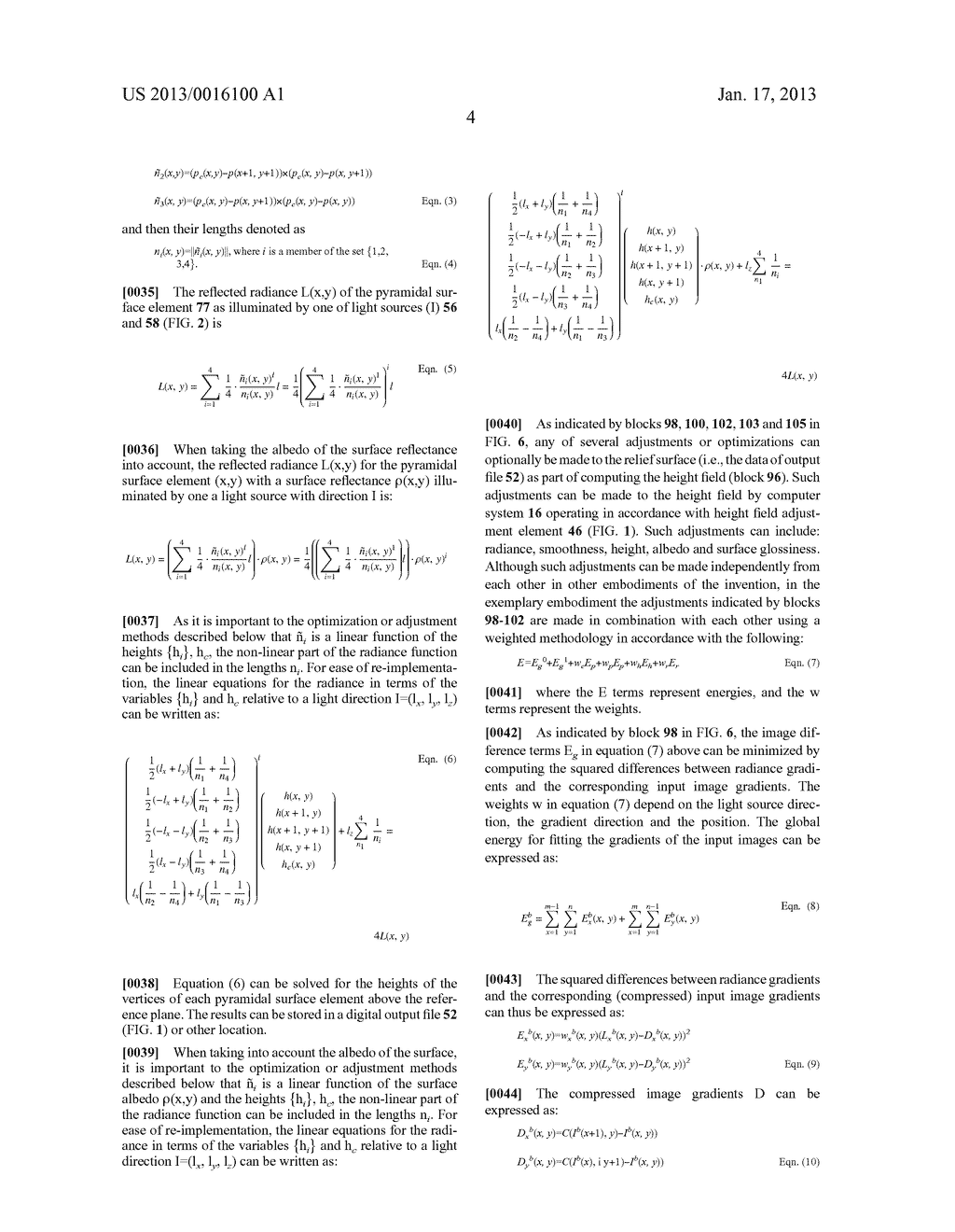 PHYSICAL REPRODUCTION OF REFLECTANCE FIELDS - diagram, schematic, and image 13