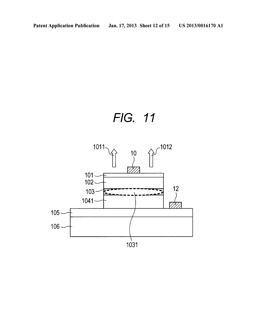 LED DEVICE, LED DEVICE ARRAY, AND METHOD OF DRIVING THE LED DEVICE ARRAYAANM Sekiguchi; YoshinobuAACI Machida-shiAACO JPAAGP Sekiguchi; Yoshinobu Machida-shi JP - diagram, schematic, and image 13