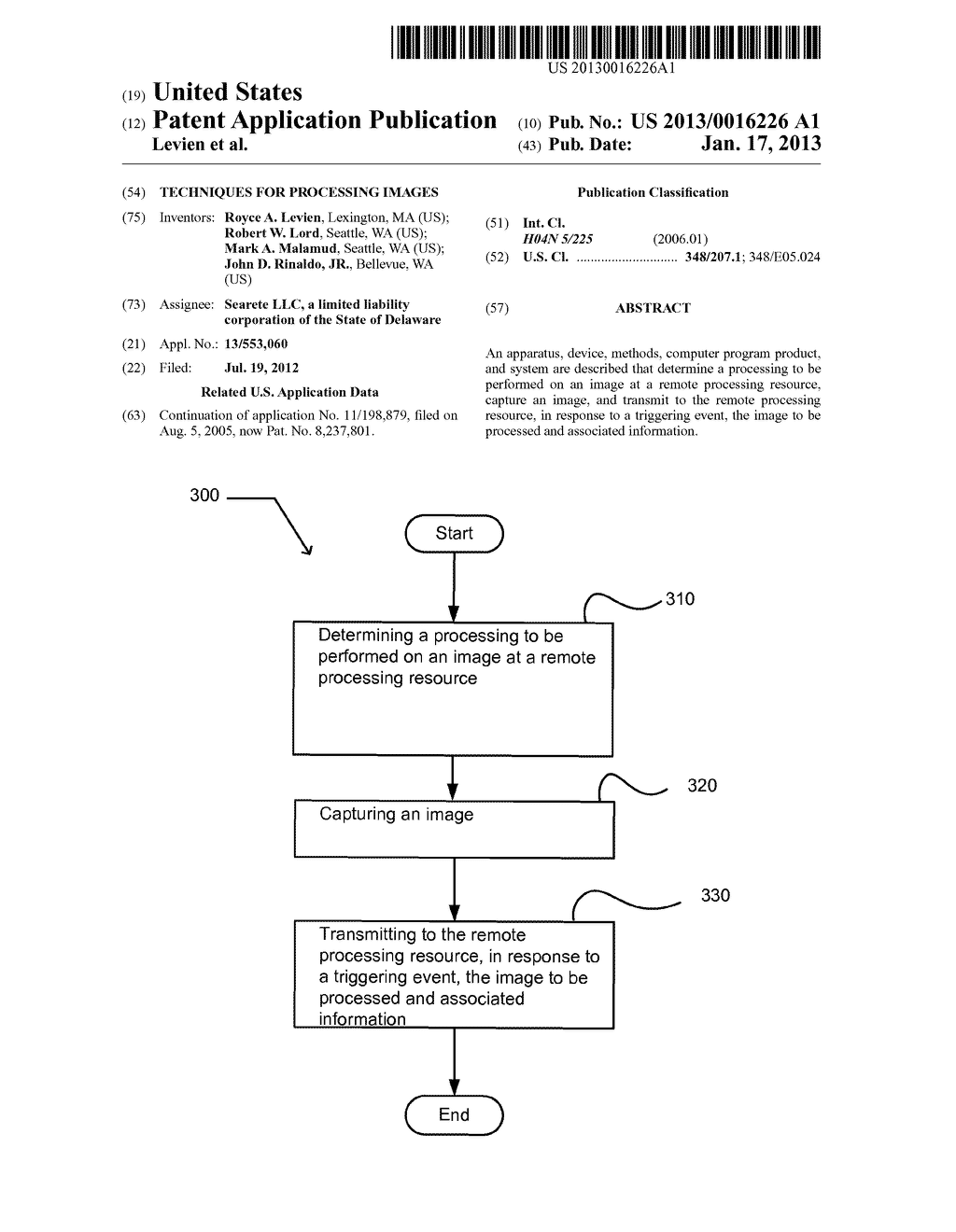 Techniques for Processing Images - diagram, schematic, and image 01