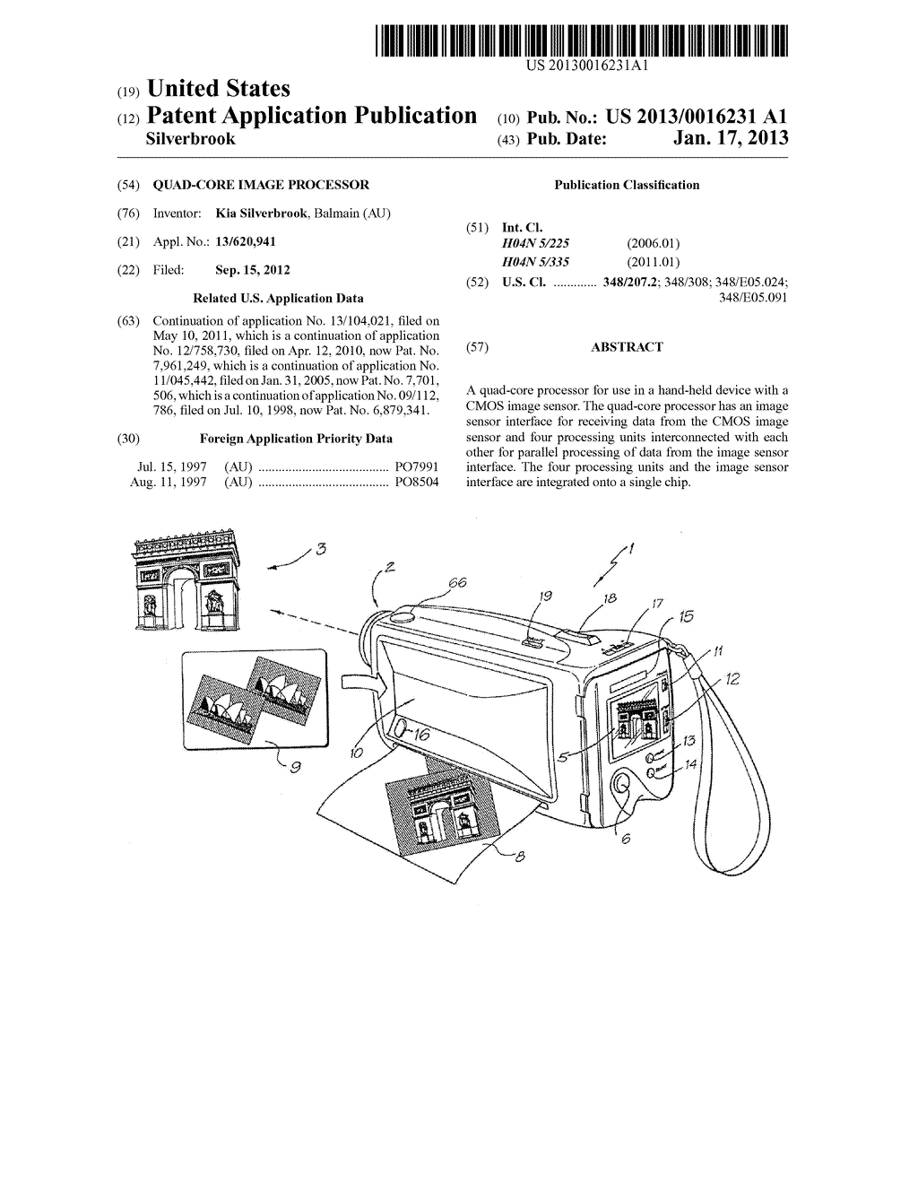 QUAD-CORE IMAGE PROCESSOR - diagram, schematic, and image 01