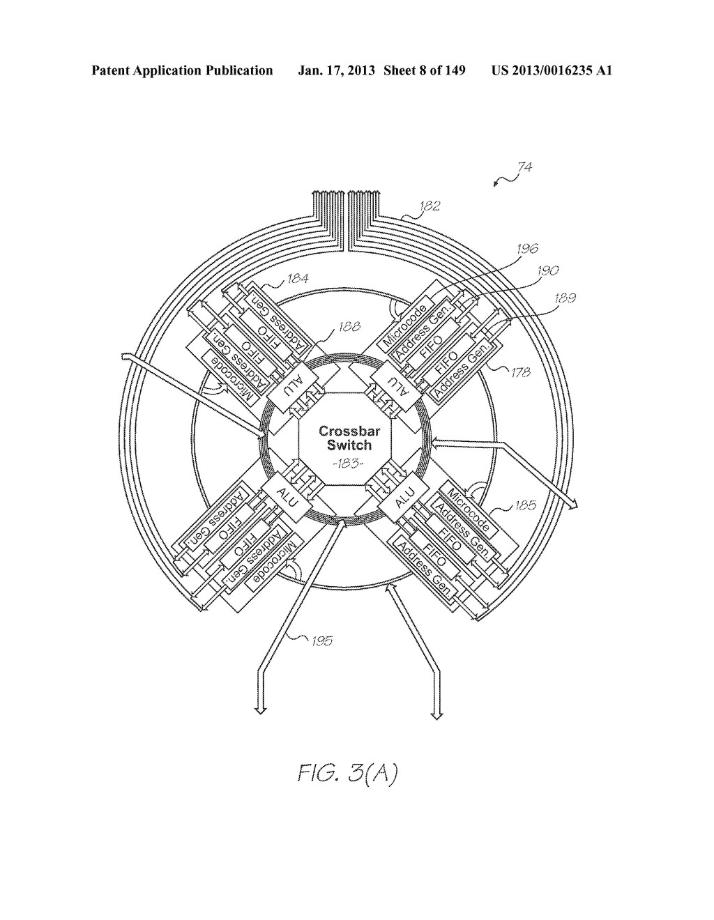 HANDHELD IMAGING DEVICE WITH QUAD-CORE IMAGE PROCESSOR INTEGRATING IMAGE     SENSOR INTERFACE - diagram, schematic, and image 09