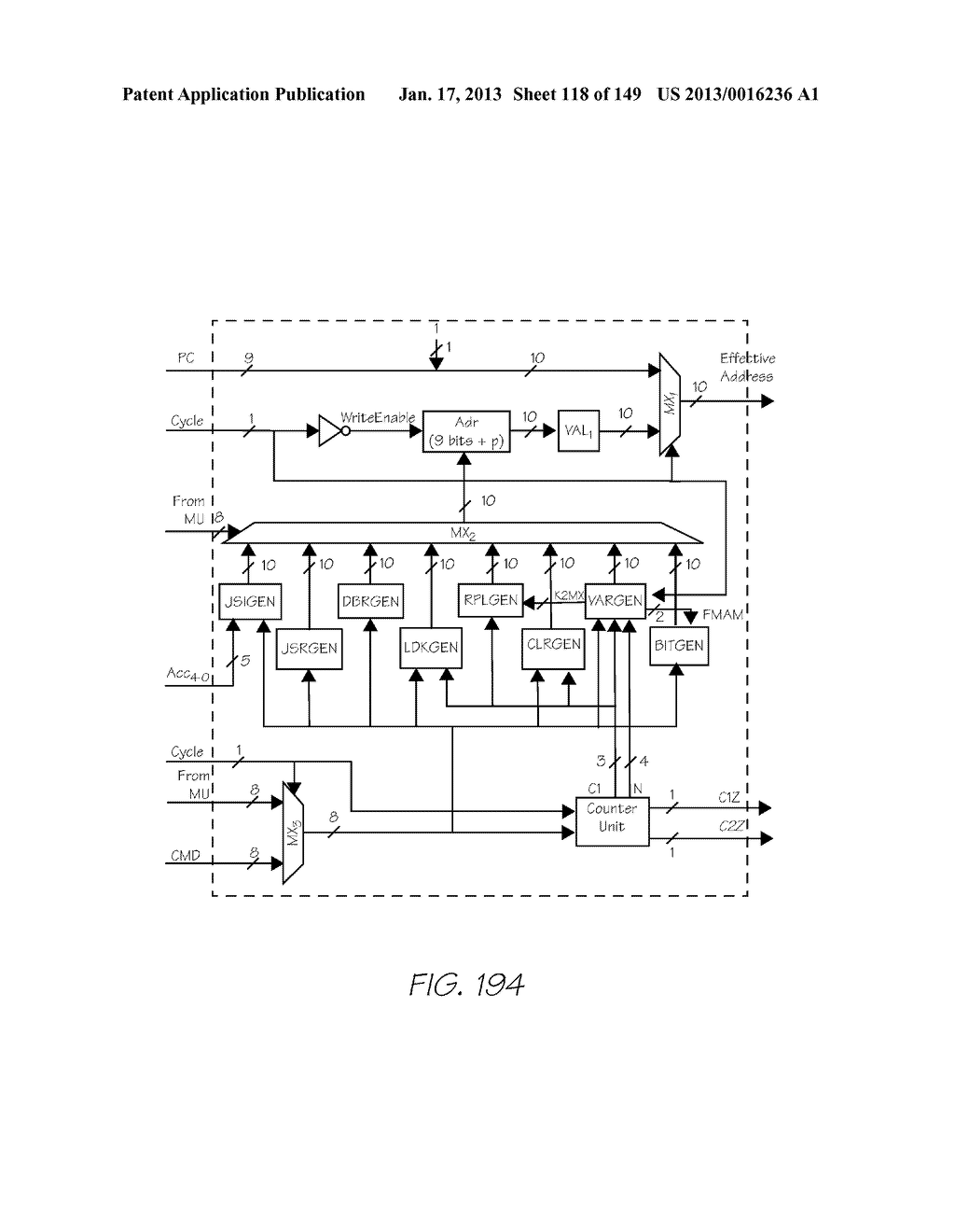 HANDHELD IMAGING DEVICE WITH MULTI-CORE IMAGE PROCESSOR INTEGRATING IMAGE     SENSOR INTERFACE - diagram, schematic, and image 119