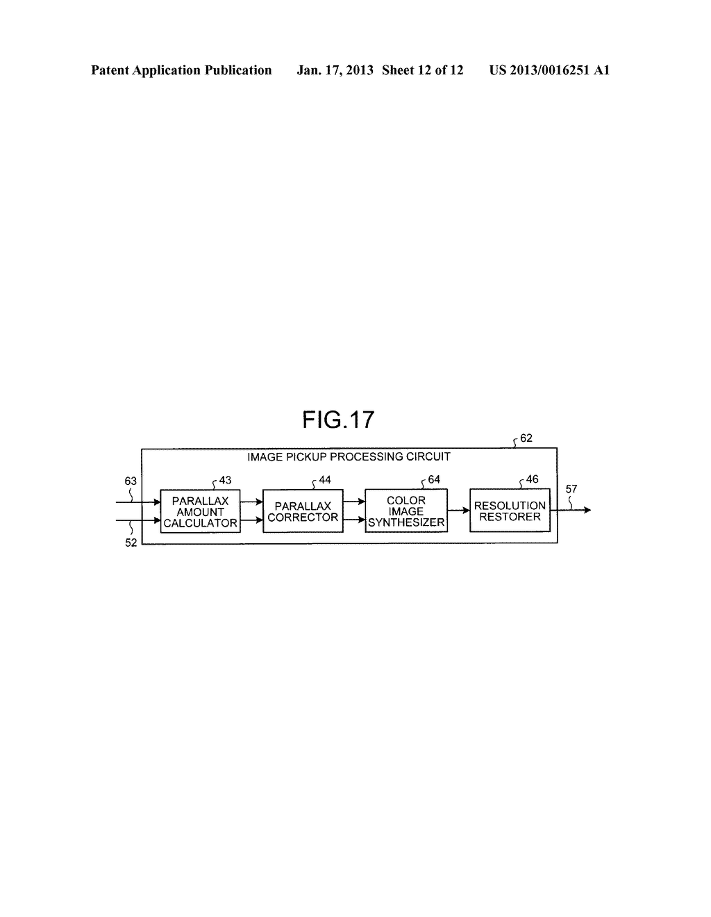 SOLID-STATE IMAGING DEVICE, IMAGE PROCESSING APPARATUS, AND CAMERA MODULEAANM OGASAHARA; TakayukiAACI KanagawaAACO JPAAGP OGASAHARA; Takayuki Kanagawa JP - diagram, schematic, and image 13