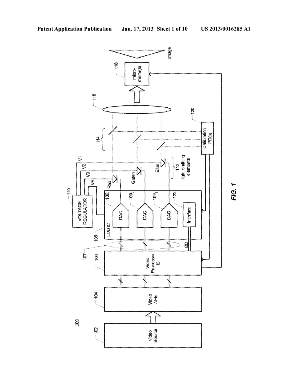 LIGHT EMITTING ELEMENT DRIVER IC IMPLEMENTING GAMMA EXPANSION - diagram, schematic, and image 02