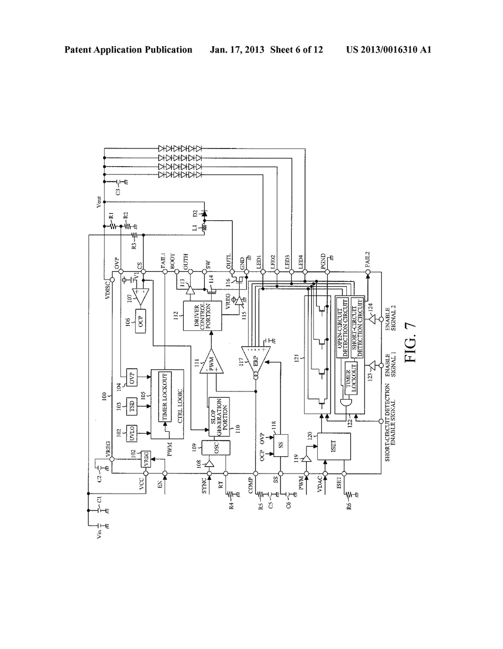 LED DRIVING DEVICE, ILLUMINATOR, AND LIQUID CRYSTAL DISPLAY DEVICEAANM Kanemitsu; RyosukeAACI KyotoAACO JPAAGP Kanemitsu; Ryosuke Kyoto JPAANM Nakayama; MasaakiAACI KyotoAACO JPAAGP Nakayama; Masaaki Kyoto JP - diagram, schematic, and image 07