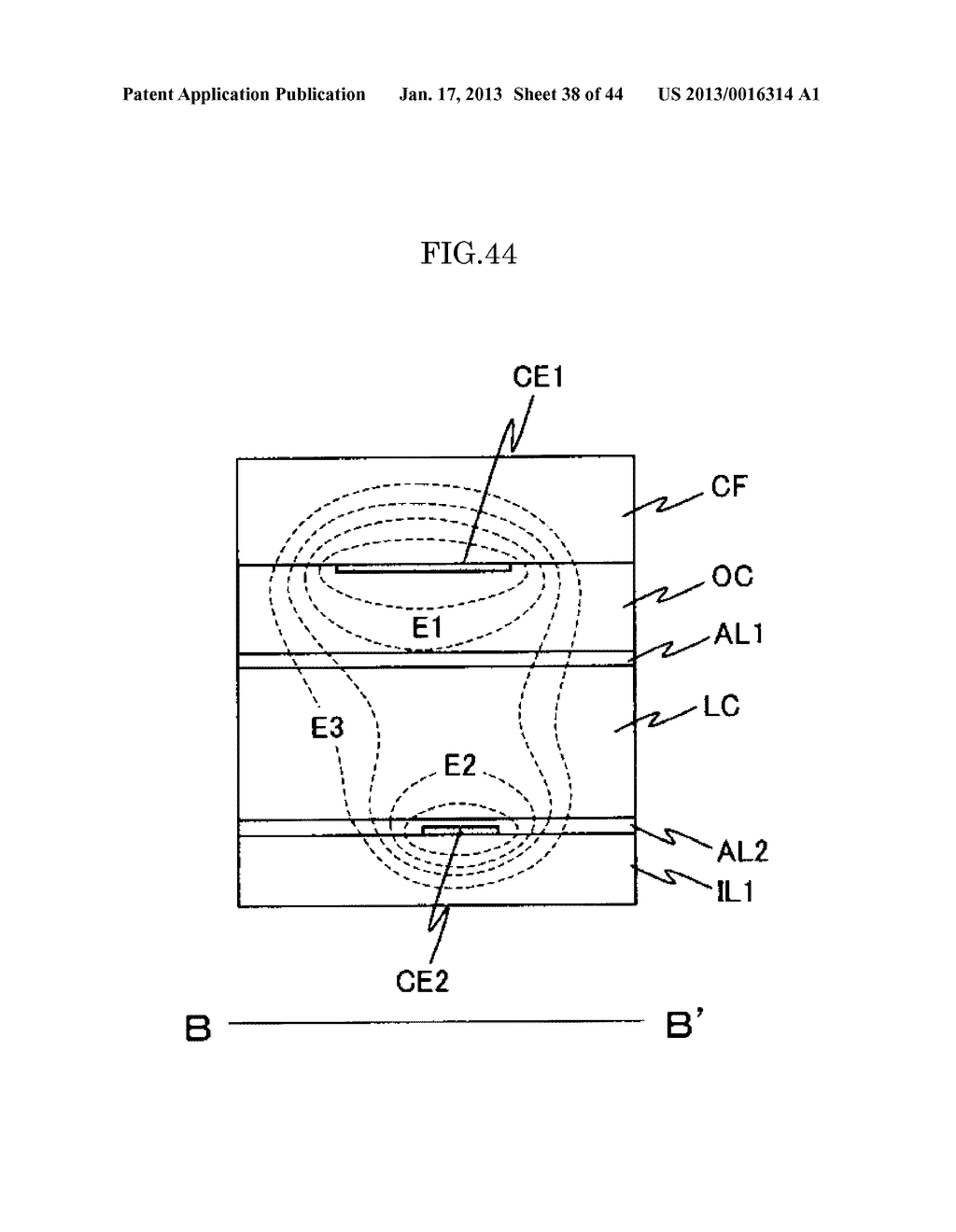 LIQUID CRYSTAL DISPLAY DEVICEAANM ITOU; OsamuAACI HitachiAACO JPAAGP ITOU; Osamu Hitachi JPAANM Hiratsuka; TakatoAACI ChibaAACO JPAAGP Hiratsuka; Takato Chiba JP - diagram, schematic, and image 39