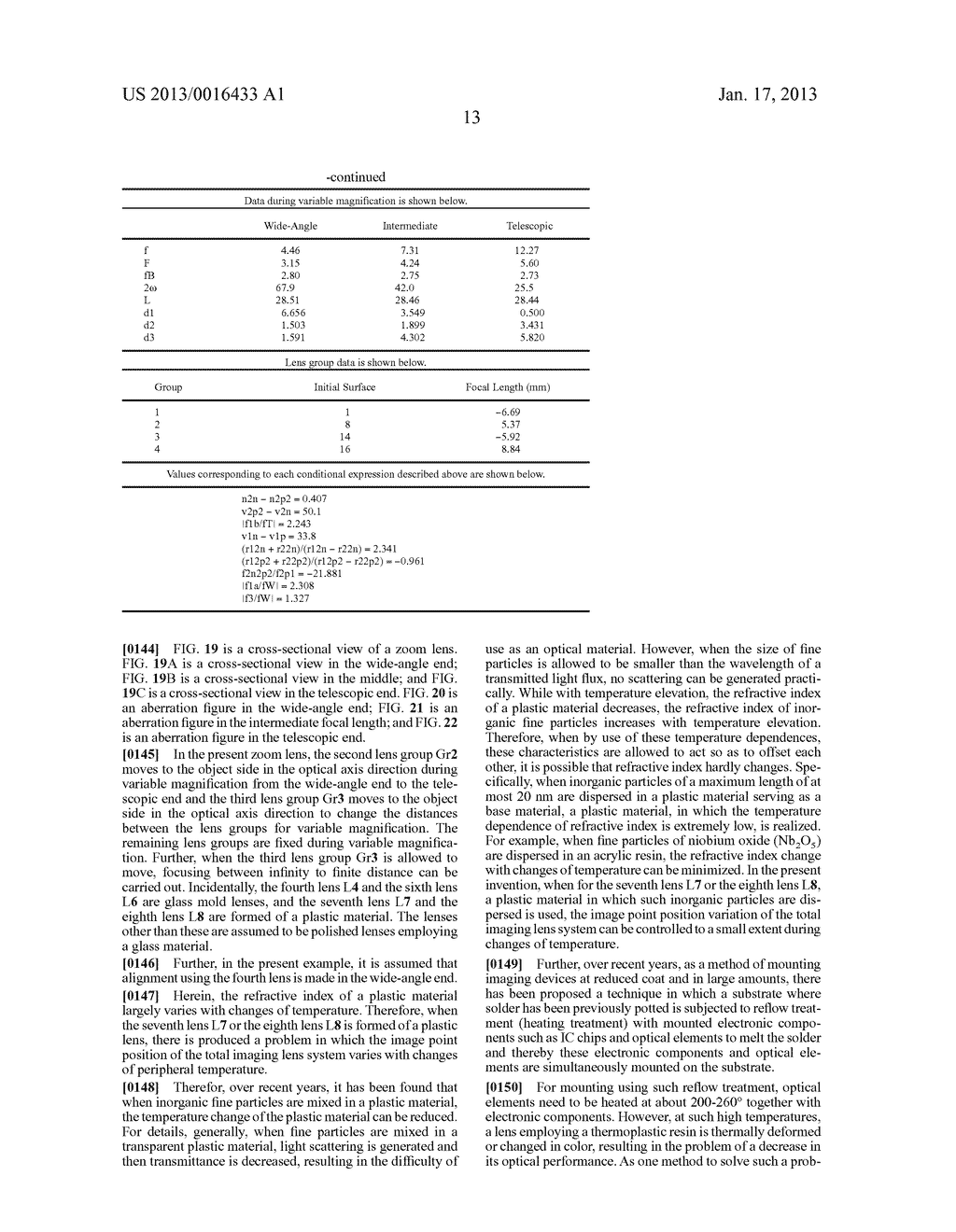 Zoom Lens and Imaging DeviceAANM Ozaki; YuichiAACI Hachioji-shiAACO JPAAGP Ozaki; Yuichi Hachioji-shi JPAANM Yamashita; AtsushiAACI Sagamihara-shiAACO JPAAGP Yamashita; Atsushi Sagamihara-shi JP - diagram, schematic, and image 29