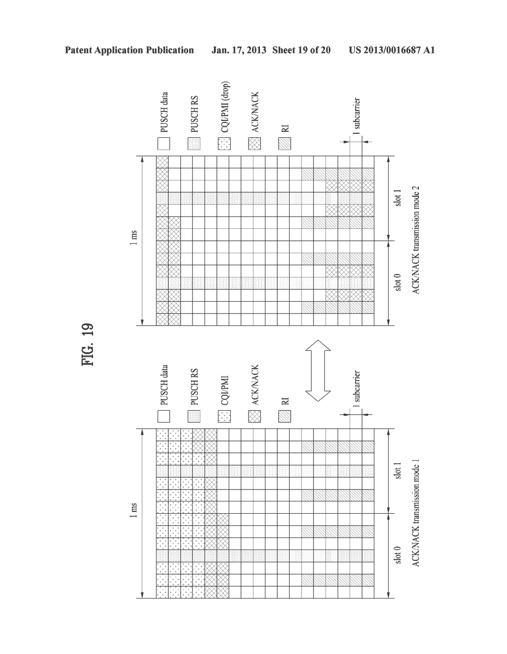 METHOD AND DEVICE FOR TRANSMITTING CONTROL INFORMATION - diagram, schematic, and image 20