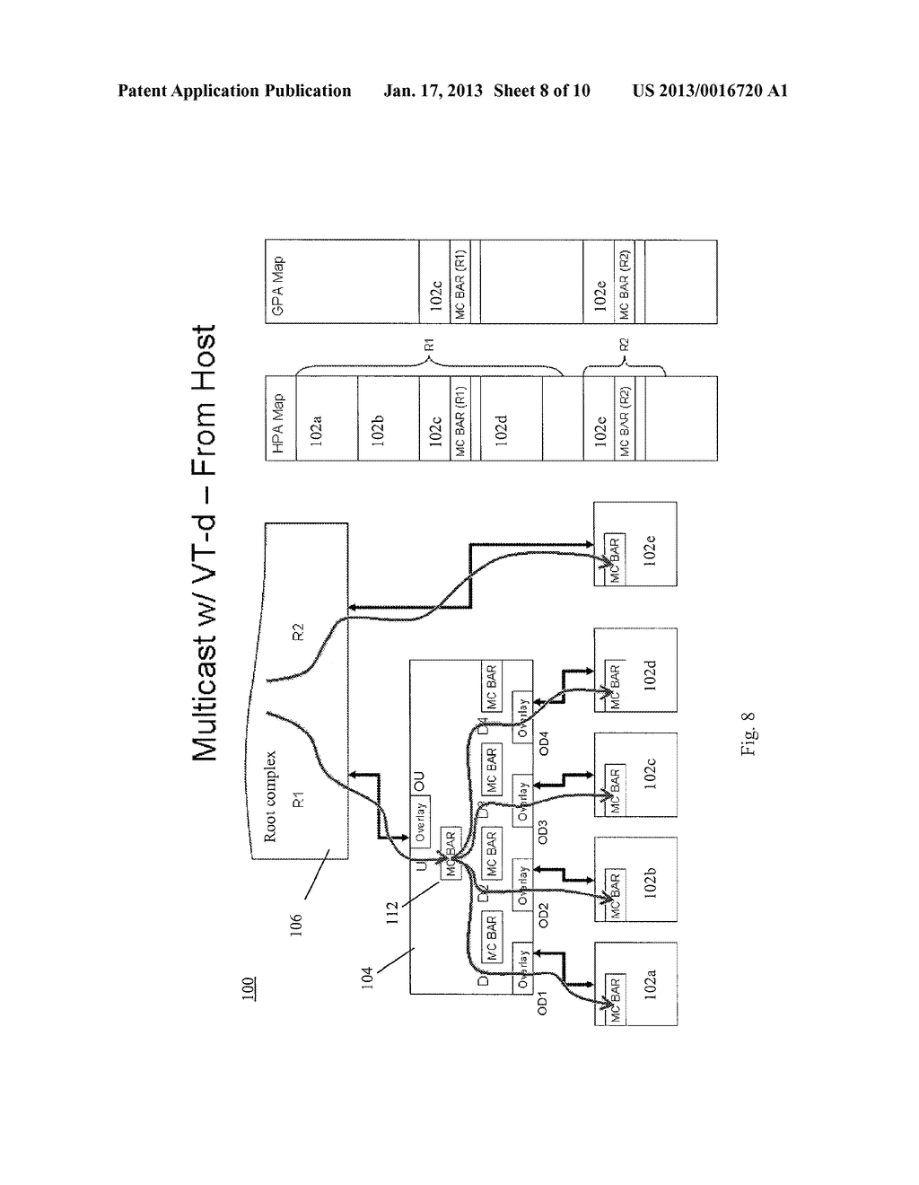 MULTICAST SUPPORT ON A SWITCH FOR PCIe ENDPOINT DEVICES - diagram, schematic, and image 09