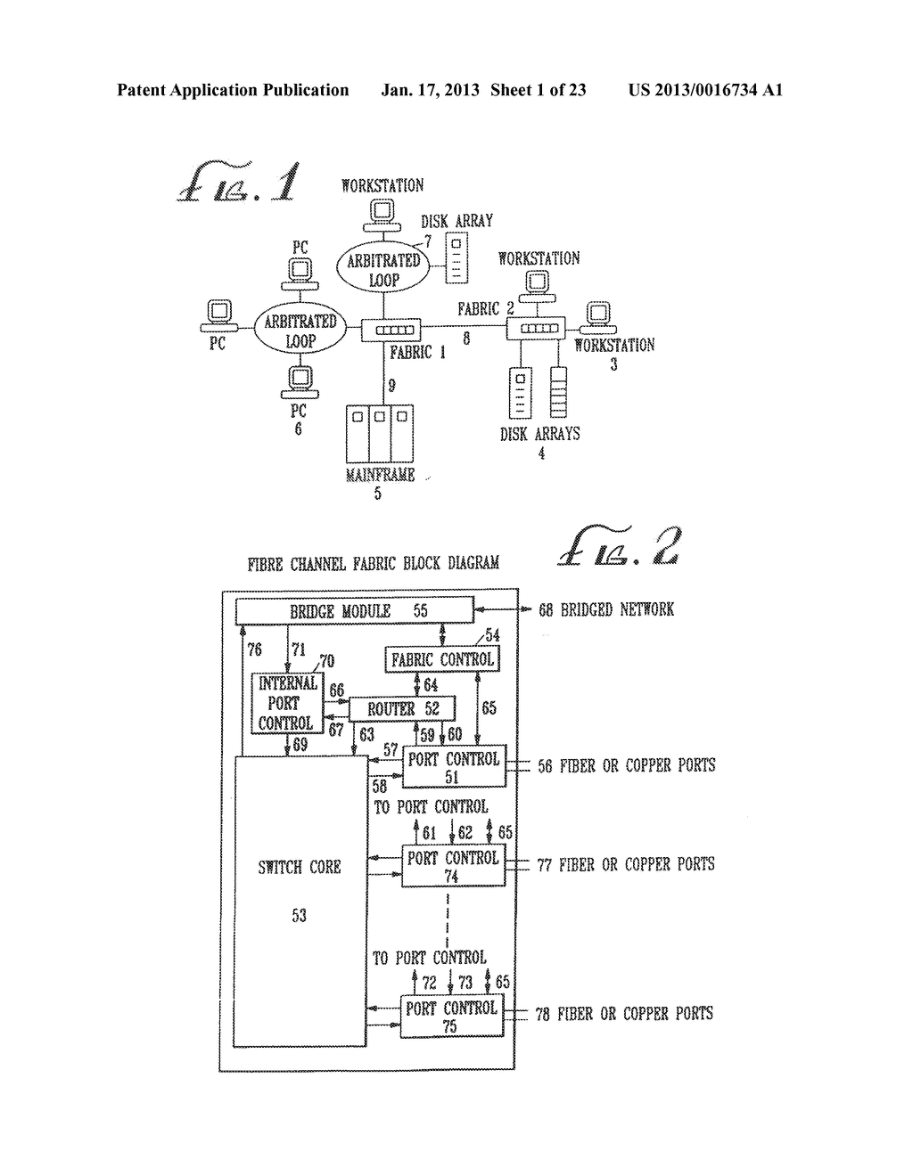 FIBRE CHANNEL SWITCHING SYSTEM - diagram, schematic, and image 02