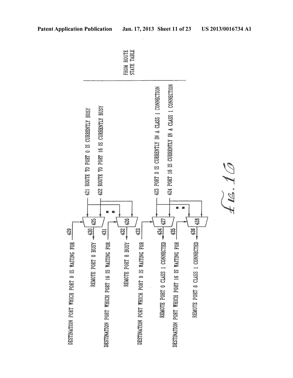 FIBRE CHANNEL SWITCHING SYSTEM - diagram, schematic, and image 12