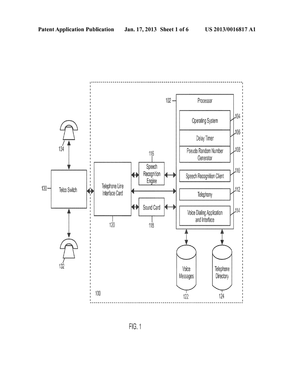Voice Response Apparatus and Method of Providing Automated Voice Responses     with Silent Prompting - diagram, schematic, and image 02