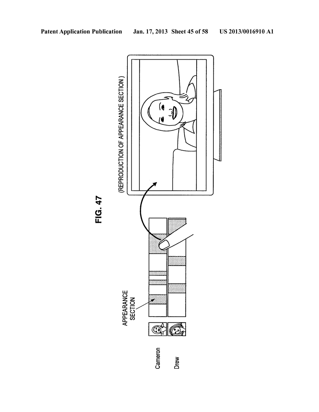 INFORMATION PROCESSING APPARATUS, METADATA SETTING METHOD, AND PROGRAMAANM MURATA; MakotoAACI TokyoAACO JPAAGP MURATA; Makoto Tokyo JPAANM Shibuya; NaokiAACI KanagawaAACO JPAAGP Shibuya; Naoki Kanagawa JPAANM Kurata; MasatomoAACI TokyoAACO JPAAGP Kurata; Masatomo Tokyo JPAANM Sato; KojiAACI TokyoAACO JPAAGP Sato; Koji Tokyo JP - diagram, schematic, and image 46