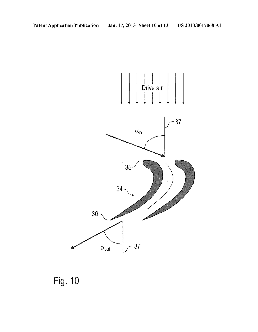 AXIAL TURBINE FOR A ROTARY ATOMIZERAANM Baumann; MichaelAACI FleinAACO DEAAGP Baumann; Michael Flein DEAANM Herre; FrankAACI OberriexingenAACO DEAAGP Herre; Frank Oberriexingen DEAANM Frey; MarcusAACI Weil Der StadtAACO DEAAGP Frey; Marcus Weil Der Stadt DEAANM Seiz; BernhardAACI LauffenAACO DEAAGP Seiz; Bernhard Lauffen DEAANM Krumma; HarryAACI BonnigheimAACO DEAAGP Krumma; Harry Bonnigheim DEAANM Beyl; TimoAACI BesigheimAACO DEAAGP Beyl; Timo Besigheim DEAANM Schiffmann; JurgAACI BernAACO CHAAGP Schiffmann; Jurg Bern CHAANM Scholl; StephanAACI HerzogenbuchseeAACO CHAAGP Scholl; Stephan Herzogenbuchsee CH - diagram, schematic, and image 11