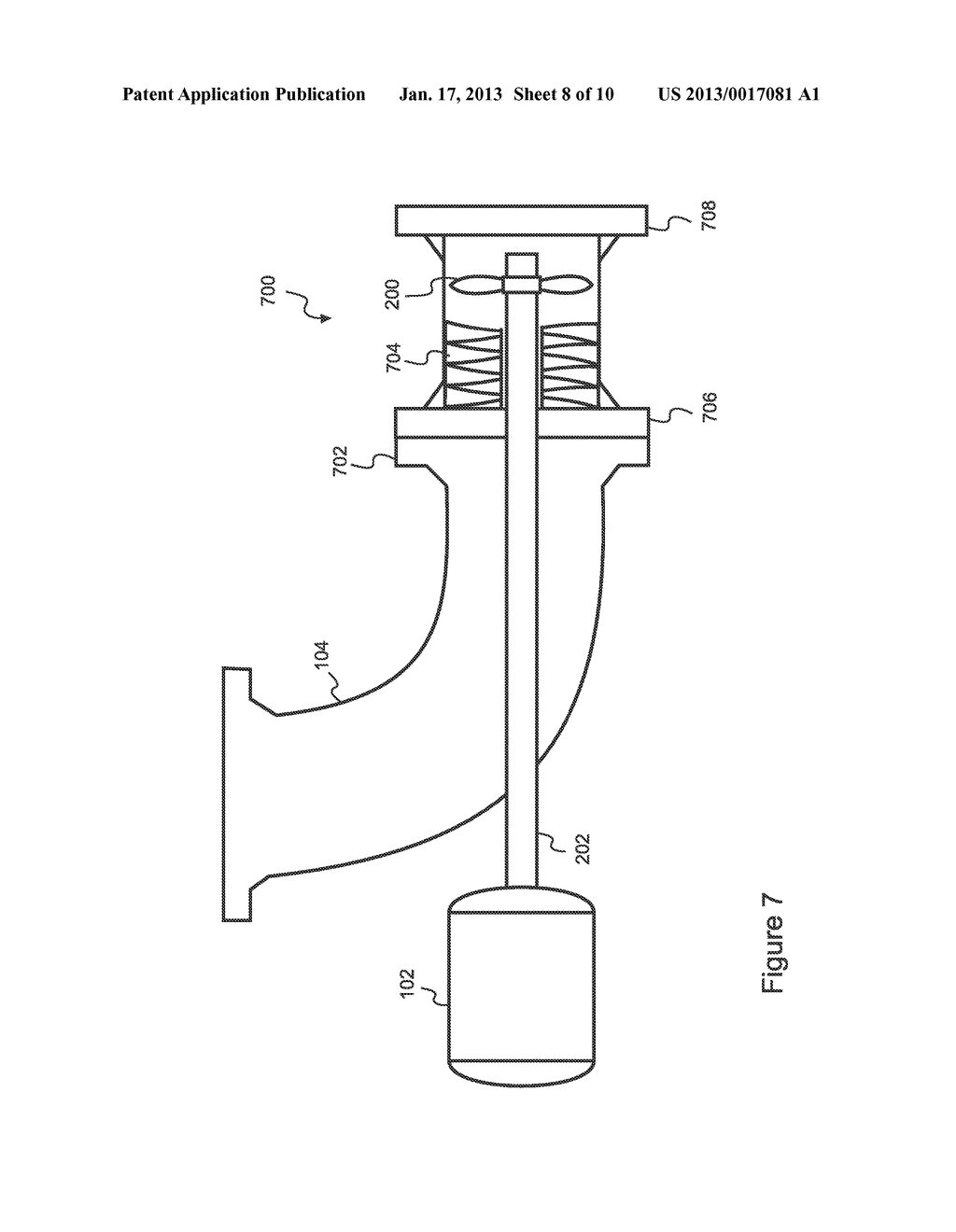 SYSTEM FOR ENHANCED RECOVERY OF TANGENTIAL ENERGY FROM AN AXIAL PUMP IN A     LOOP REACTOR - diagram, schematic, and image 09