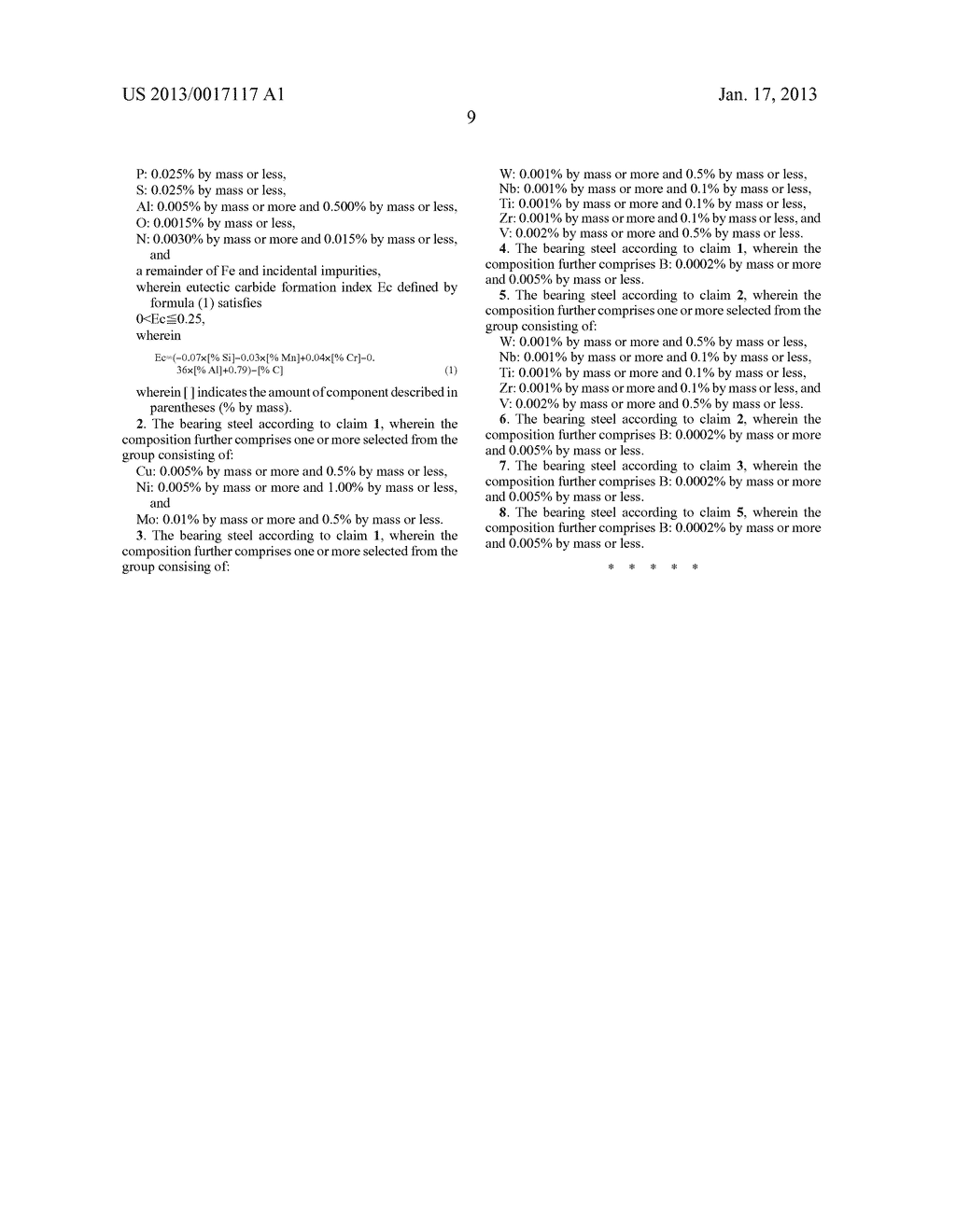 BEARING STEELAANM Honjo; MinoruAACI OkayamaAACO JPAAGP Honjo; Minoru Okayama JPAANM Hase; KazukuniAACI OkayamaAACO JPAAGP Hase; Kazukuni Okayama JPAANM Kimura; HidetoAACI AichiAACO JPAAGP Kimura; Hideto Aichi JP - diagram, schematic, and image 14