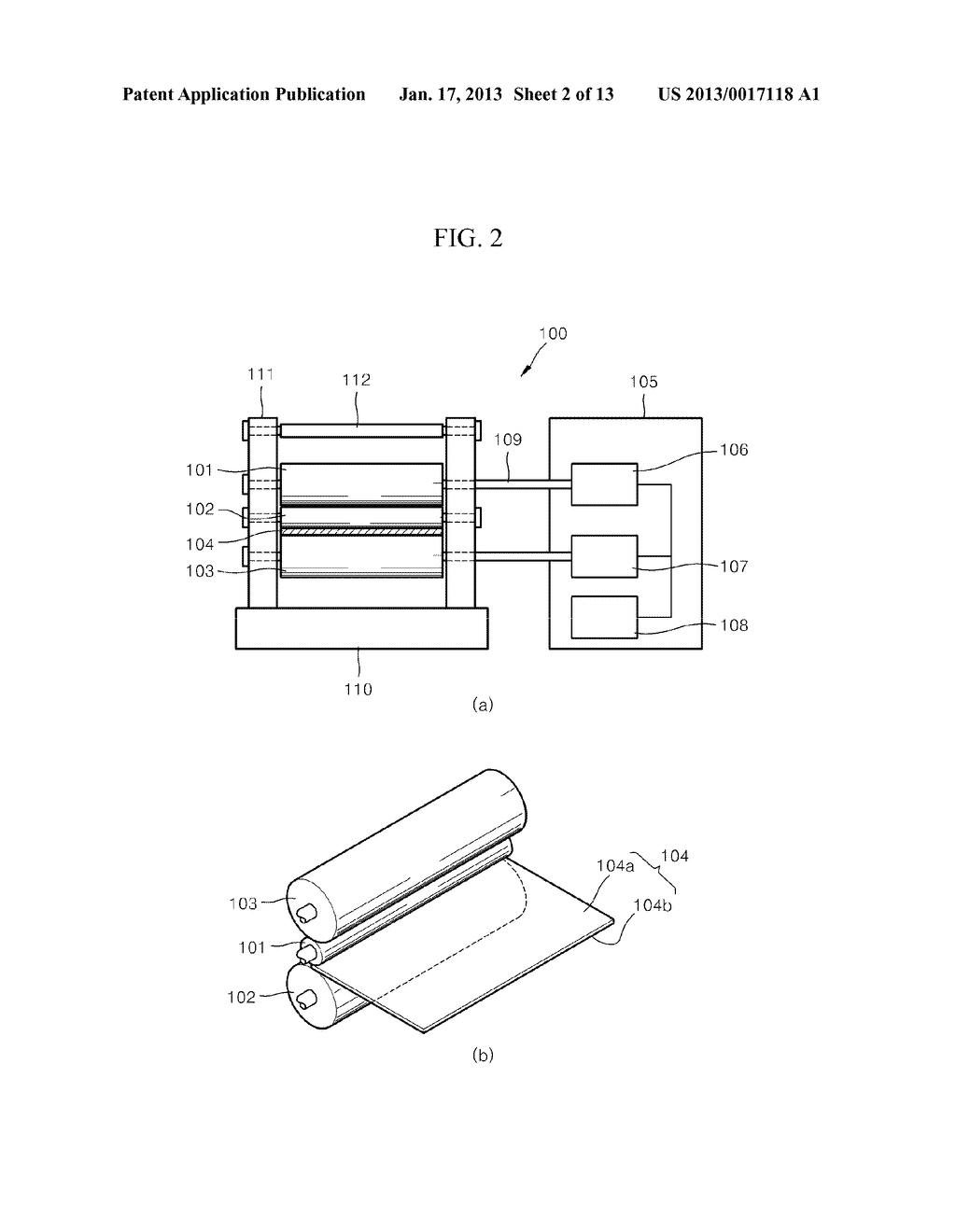 ASYMMETRIC ROLLING DEVICE, ASYMMETRIC ROLLING METHOD AND ROLLED MATERIAL     MANUFACTURED USING SAMEAANM Jeong; Hyo-TaeAACI GangneungAACO KRAAGP Jeong; Hyo-Tae Gangneung KRAANM Choe; Byung-HakAACI GangneungAACO KRAAGP Choe; Byung-Hak Gangneung KR - diagram, schematic, and image 03