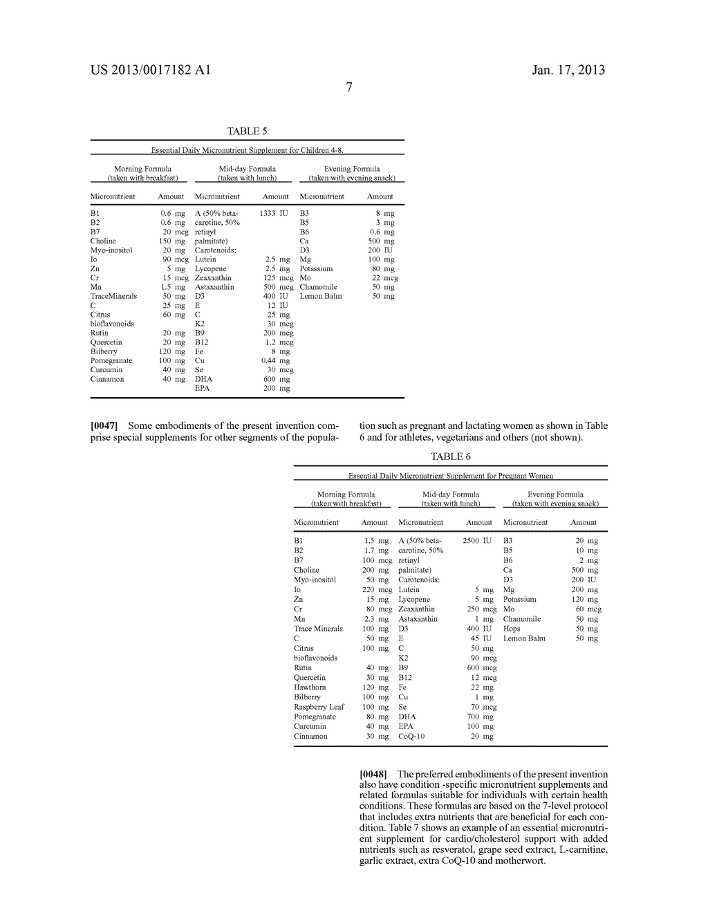 MULTI-CRITERIA OPTIMIZED DIETARY SUPPLEMENT FORMULATIONS - diagram, schematic, and image 08