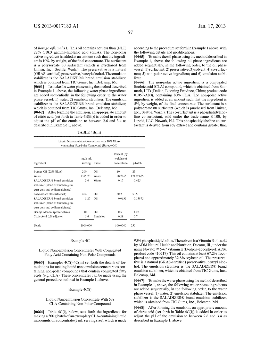 Compositions containing non-polar compounds - diagram, schematic, and image 59