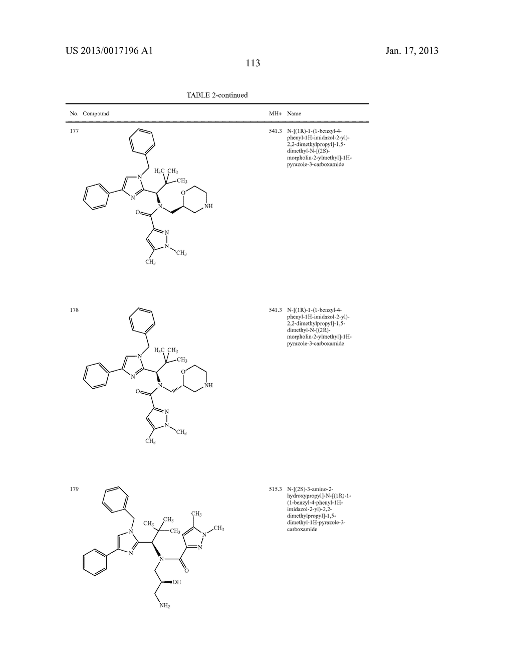 SUBSTITUTED IMIDAZOLE DERIVATIVES - diagram, schematic, and image 114