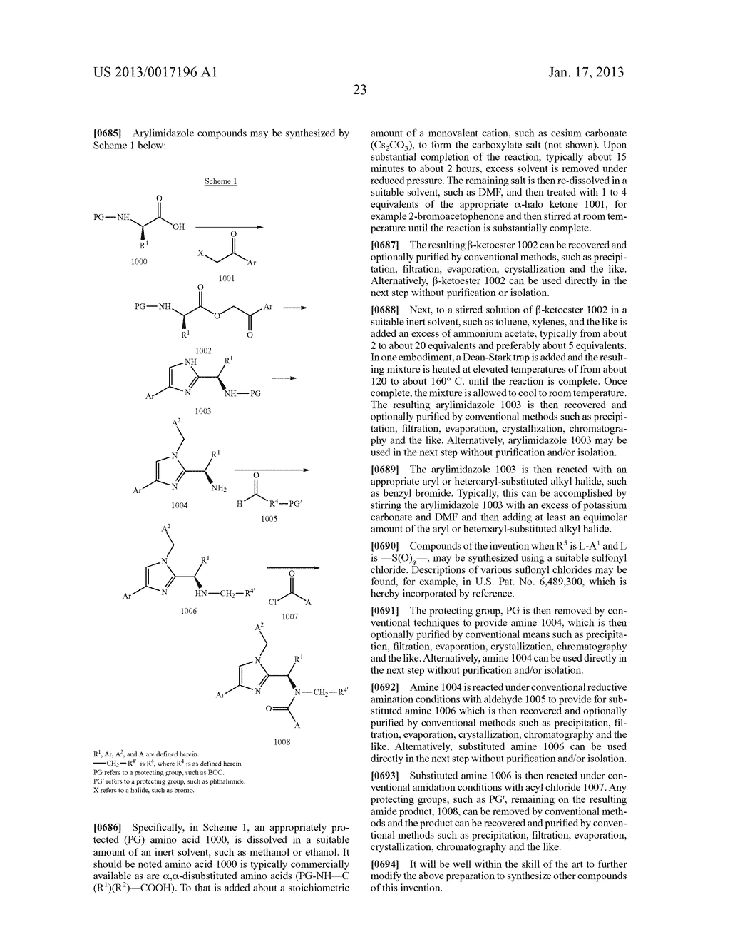 SUBSTITUTED IMIDAZOLE DERIVATIVES - diagram, schematic, and image 24