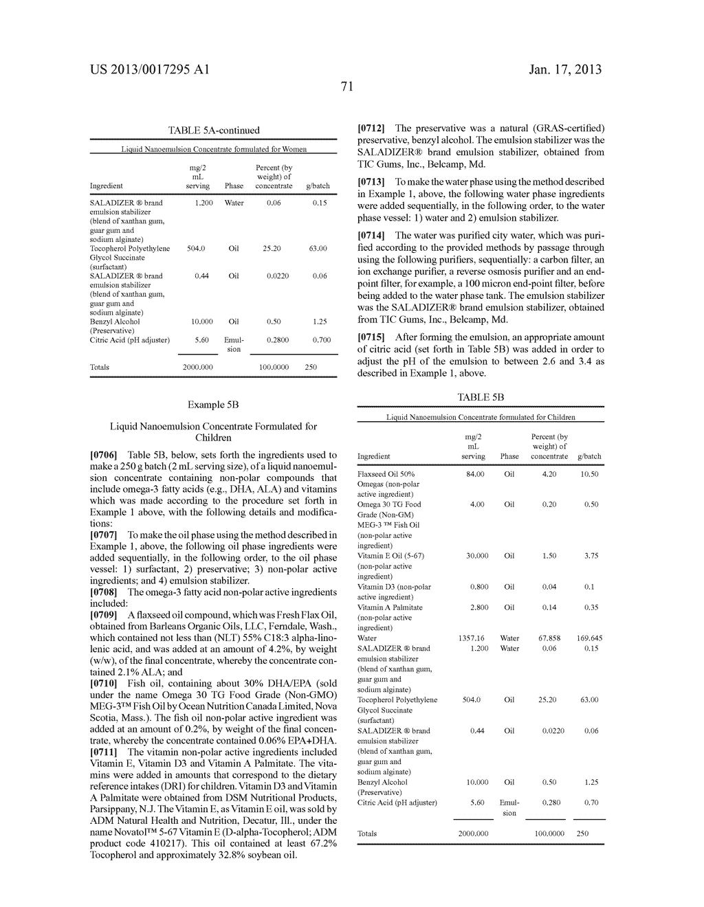 Compositions containing non-polar compounds - diagram, schematic, and image 73