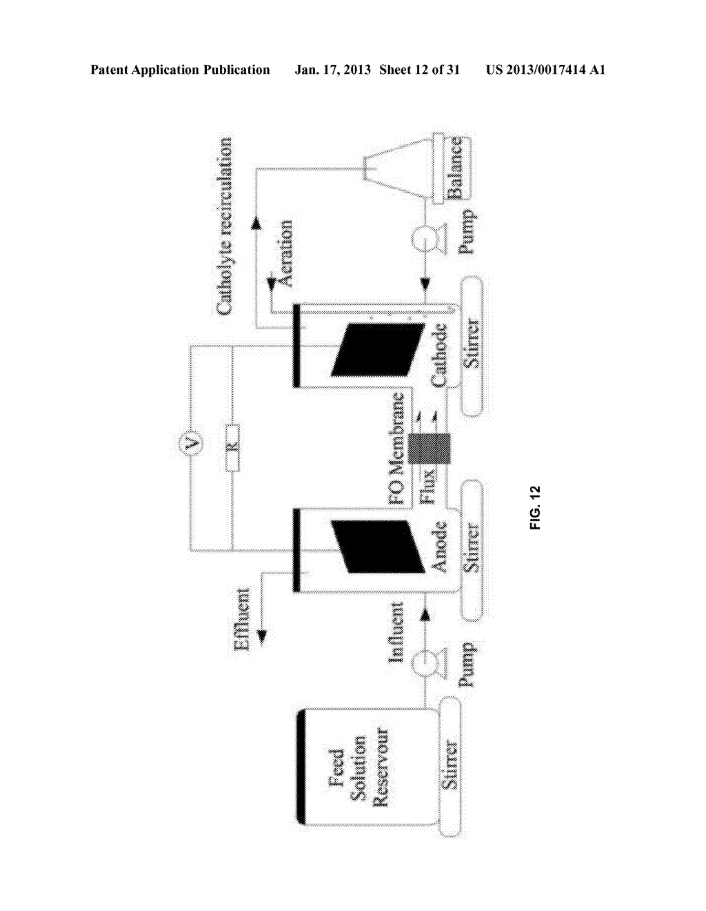 OSMOTIC BIOELECTROCHEMICAL SYSTEMS - diagram, schematic, and image 13