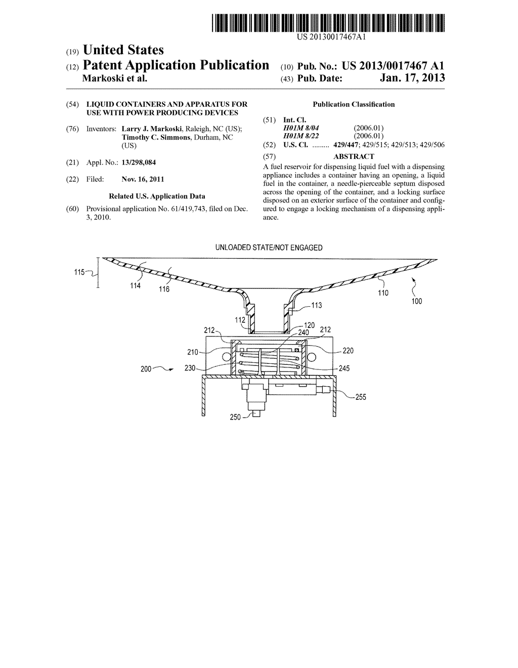 LIQUID CONTAINERS AND APPARATUS FOR USE WITH POWER PRODUCING DEVICES - diagram, schematic, and image 01