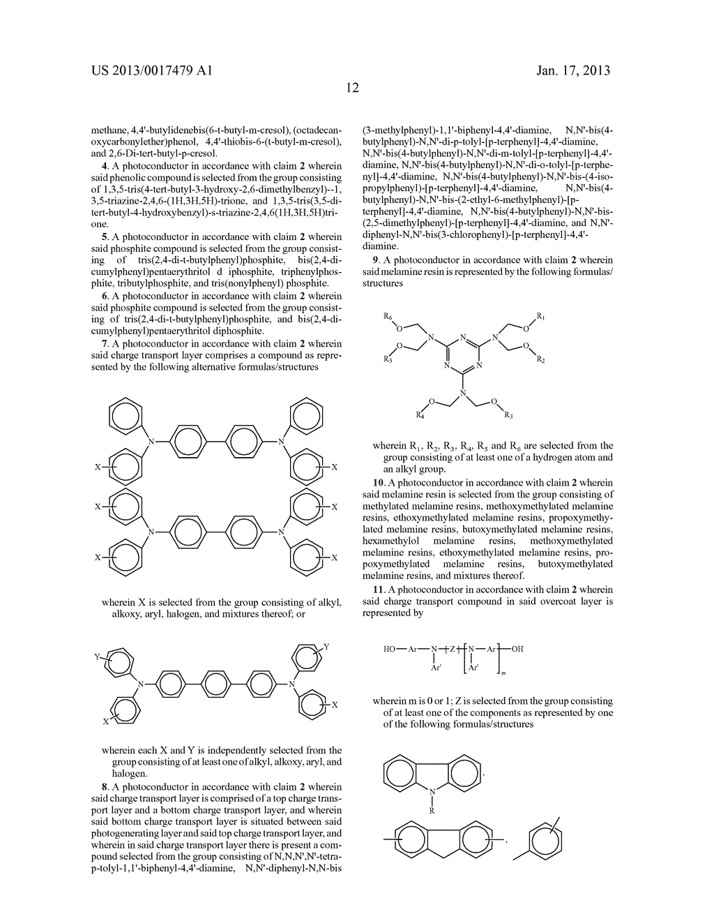 PHENOLIC PHOSPHITE CONTAINING PHOTOCONDUCTORSAANM WU; JinAACI PittsfordAAST NYAACO USAAGP WU; Jin Pittsford NY USAANM DINH; Kenny-Tuan T.AACI WebsterAAST NYAACO USAAGP DINH; Kenny-Tuan T. Webster NY USAANM STREET; Terry L.AACI FairportAAST NYAACO USAAGP STREET; Terry L. Fairport NY USAANM HEDRICK; Robert W.AACI SpencerportAAST NYAACO USAAGP HEDRICK; Robert W. Spencerport NY USAANM FERRARESE; Linda L.AACI RochesterAAST NYAACO USAAGP FERRARESE; Linda L. Rochester NY USAANM GILMARTIN; Brian P.AACI WilliamsvilleAAST NYAACO USAAGP GILMARTIN; Brian P. Williamsville NY US - diagram, schematic, and image 14