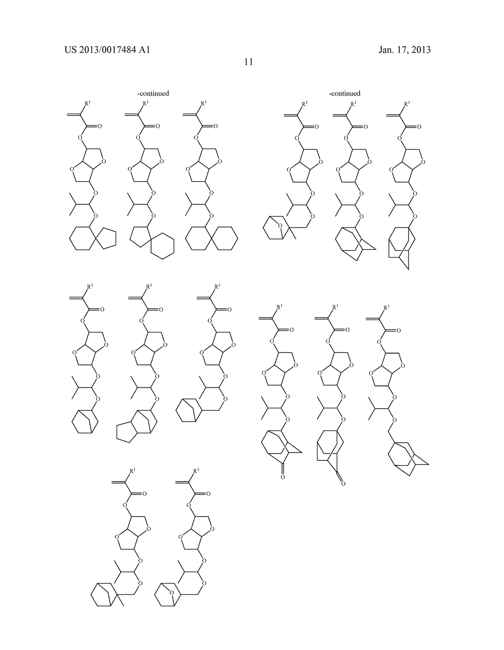 POLYMERIZABLE ESTER COMPOUND, POLYMER, RESIST COMPOSITION, AND PATTERNING     PROCESSAANM HASEGAWA; KojiAACI Joetsu-shiAACO JPAAGP HASEGAWA; Koji Joetsu-shi JPAANM SAGEHASHI; MasayoshiAACI Joetsu-shiAACO JPAAGP SAGEHASHI; Masayoshi Joetsu-shi JPAANM SUKA; YuukiAACI Joetsu-shiAACO JPAAGP SUKA; Yuuki Joetsu-shi JPAANM IIO; MasashiAACI Joetsu-shiAACO JPAAGP IIO; Masashi Joetsu-shi JP - diagram, schematic, and image 12