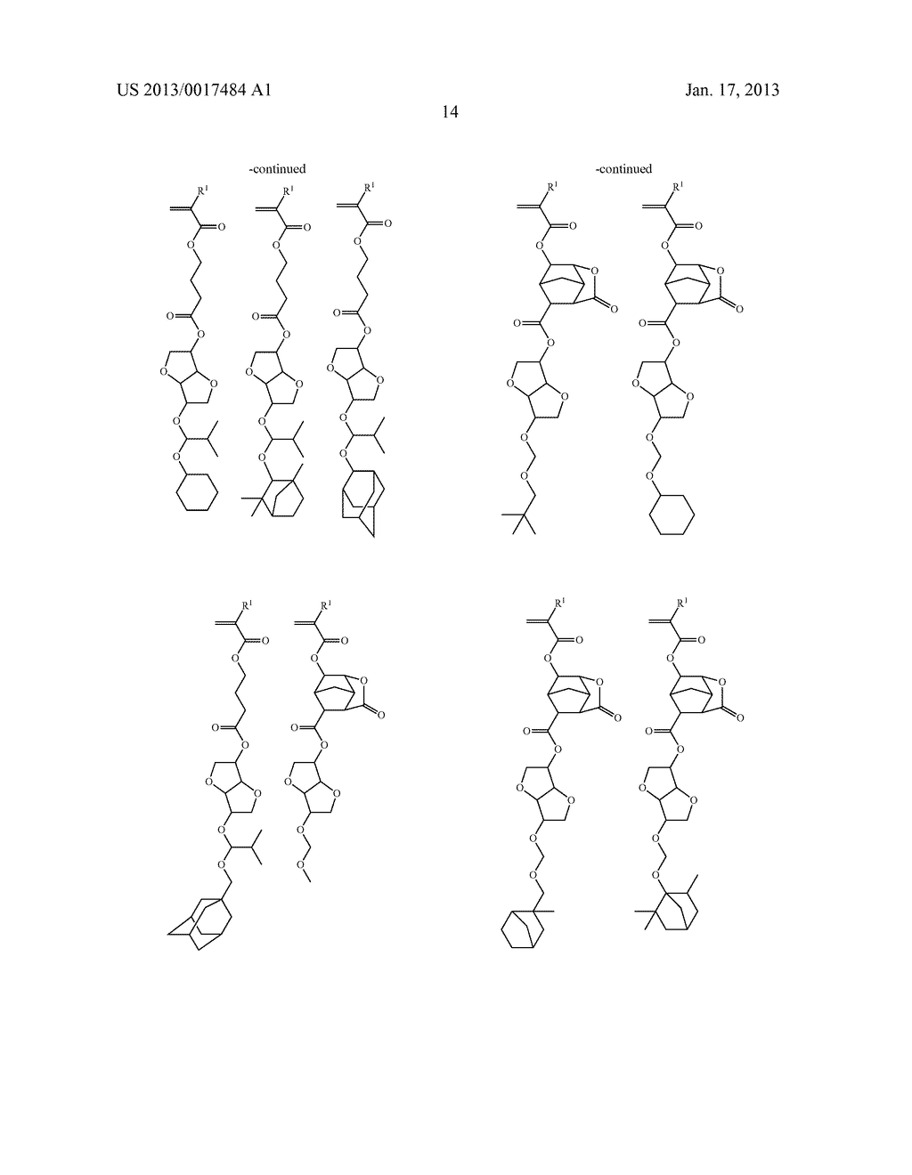 POLYMERIZABLE ESTER COMPOUND, POLYMER, RESIST COMPOSITION, AND PATTERNING     PROCESSAANM HASEGAWA; KojiAACI Joetsu-shiAACO JPAAGP HASEGAWA; Koji Joetsu-shi JPAANM SAGEHASHI; MasayoshiAACI Joetsu-shiAACO JPAAGP SAGEHASHI; Masayoshi Joetsu-shi JPAANM SUKA; YuukiAACI Joetsu-shiAACO JPAAGP SUKA; Yuuki Joetsu-shi JPAANM IIO; MasashiAACI Joetsu-shiAACO JPAAGP IIO; Masashi Joetsu-shi JP - diagram, schematic, and image 15