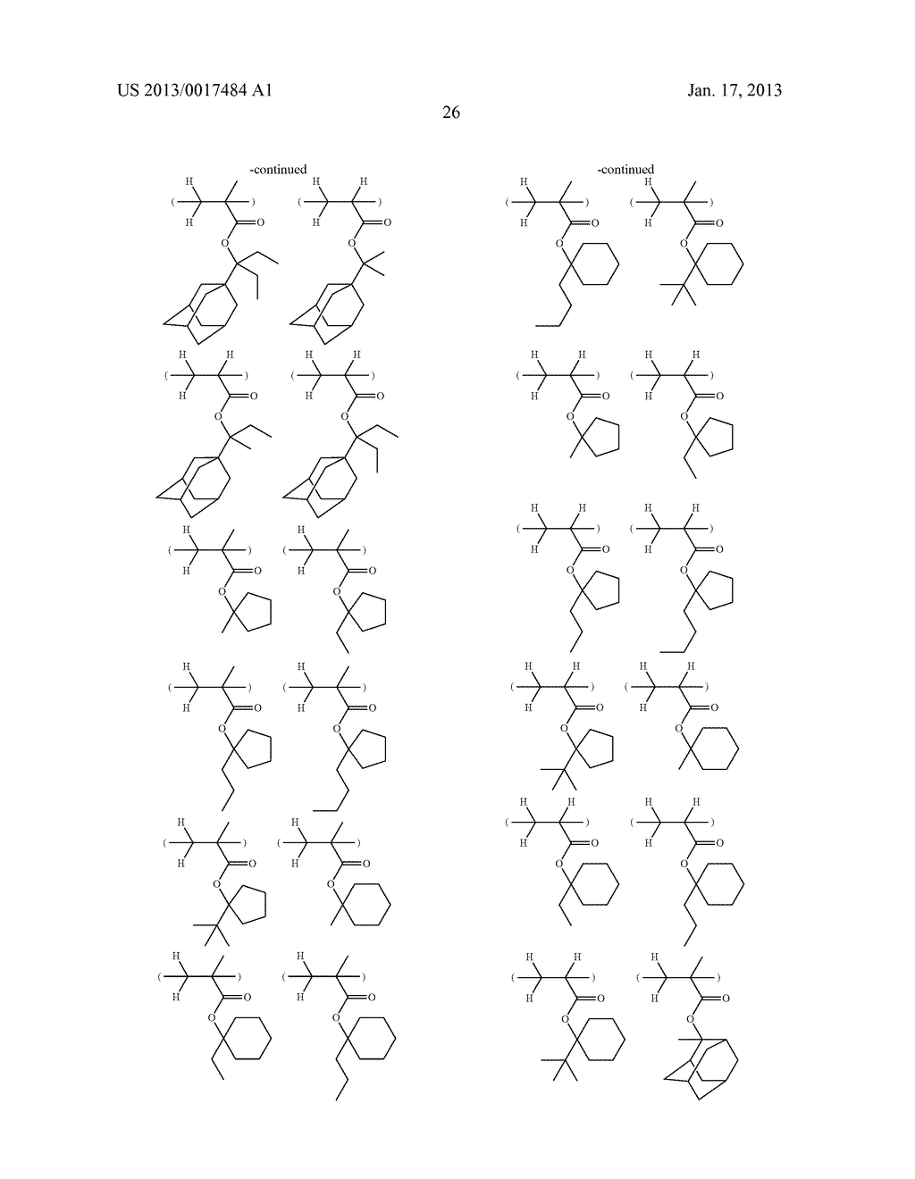 POLYMERIZABLE ESTER COMPOUND, POLYMER, RESIST COMPOSITION, AND PATTERNING     PROCESSAANM HASEGAWA; KojiAACI Joetsu-shiAACO JPAAGP HASEGAWA; Koji Joetsu-shi JPAANM SAGEHASHI; MasayoshiAACI Joetsu-shiAACO JPAAGP SAGEHASHI; Masayoshi Joetsu-shi JPAANM SUKA; YuukiAACI Joetsu-shiAACO JPAAGP SUKA; Yuuki Joetsu-shi JPAANM IIO; MasashiAACI Joetsu-shiAACO JPAAGP IIO; Masashi Joetsu-shi JP - diagram, schematic, and image 27