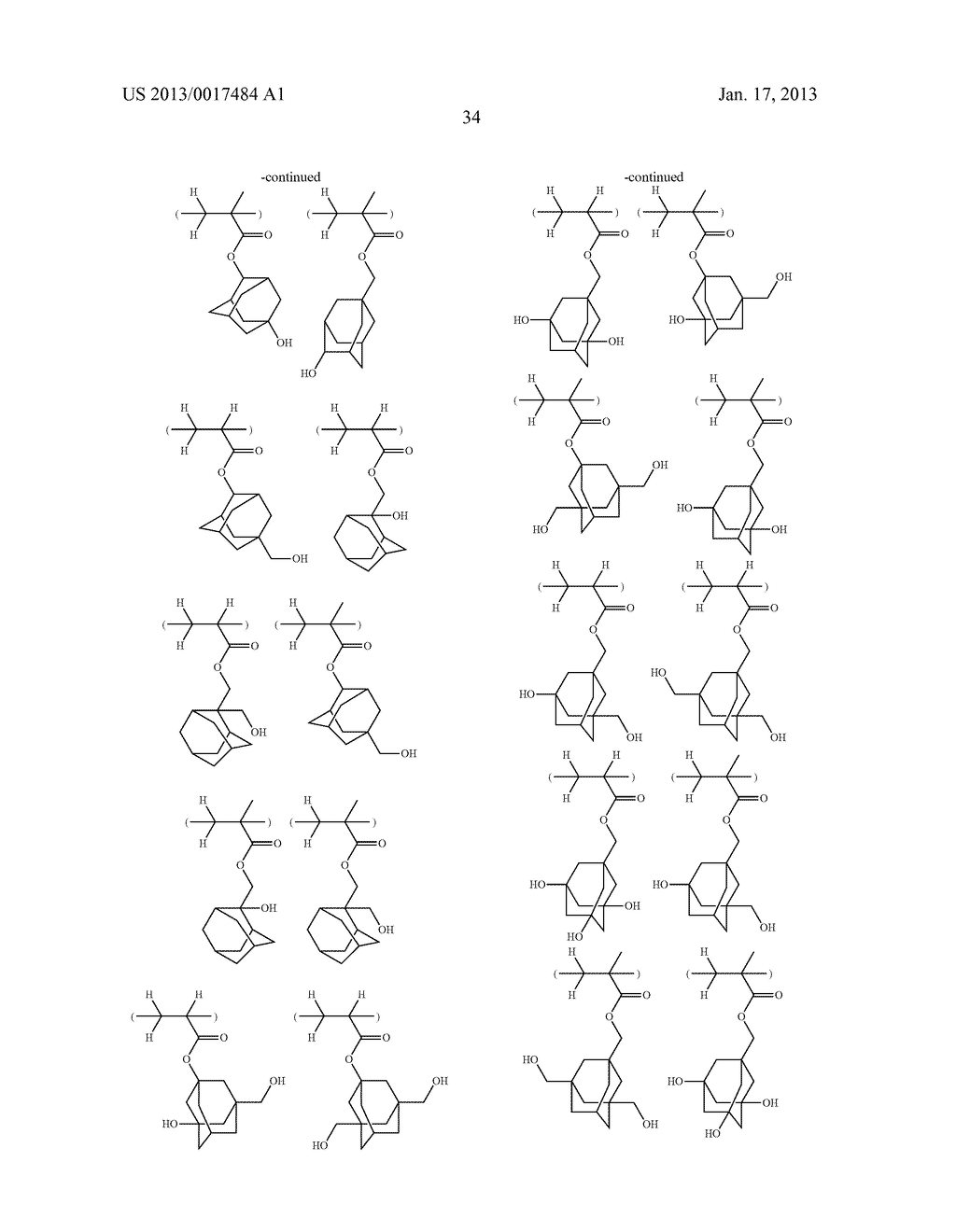 POLYMERIZABLE ESTER COMPOUND, POLYMER, RESIST COMPOSITION, AND PATTERNING     PROCESSAANM HASEGAWA; KojiAACI Joetsu-shiAACO JPAAGP HASEGAWA; Koji Joetsu-shi JPAANM SAGEHASHI; MasayoshiAACI Joetsu-shiAACO JPAAGP SAGEHASHI; Masayoshi Joetsu-shi JPAANM SUKA; YuukiAACI Joetsu-shiAACO JPAAGP SUKA; Yuuki Joetsu-shi JPAANM IIO; MasashiAACI Joetsu-shiAACO JPAAGP IIO; Masashi Joetsu-shi JP - diagram, schematic, and image 35