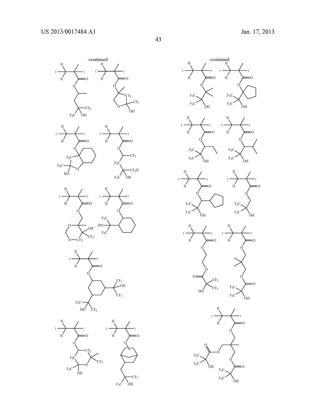 POLYMERIZABLE ESTER COMPOUND, POLYMER, RESIST COMPOSITION, AND PATTERNING     PROCESSAANM HASEGAWA; KojiAACI Joetsu-shiAACO JPAAGP HASEGAWA; Koji Joetsu-shi JPAANM SAGEHASHI; MasayoshiAACI Joetsu-shiAACO JPAAGP SAGEHASHI; Masayoshi Joetsu-shi JPAANM SUKA; YuukiAACI Joetsu-shiAACO JPAAGP SUKA; Yuuki Joetsu-shi JPAANM IIO; MasashiAACI Joetsu-shiAACO JPAAGP IIO; Masashi Joetsu-shi JP - diagram, schematic, and image 44