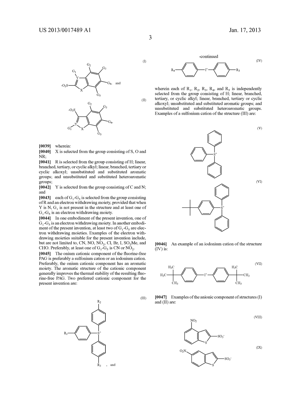 FLUORINE-FREE FUSED RING HETEROAROMATIC PHOTOACID GENERATORS AND RESIST     COMPOSITIONS CONTAINING THE SAME - diagram, schematic, and image 04