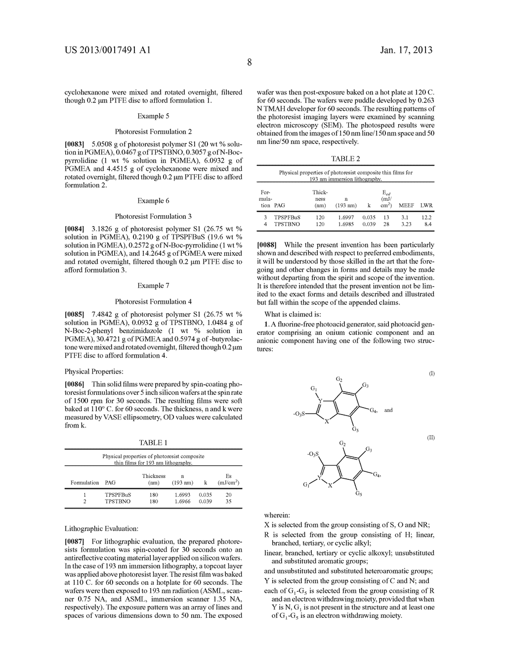 FLUORINE-FREE FUSED RING HETEROAROMATIC PHOTOACID GENERATORS AND RESIST     COMPOSITIONS CONTAINING THE SAME - diagram, schematic, and image 09