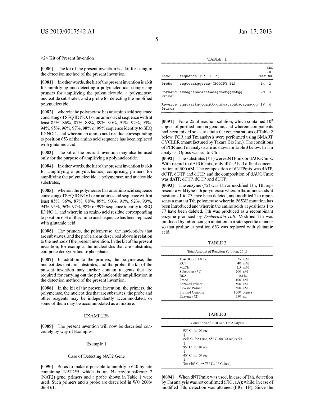 Method and Kit for Amplifying and Detecting PolynucleotideAANM Hosomi; ToshiyaAACI Kyoto-shiAACO JPAAGP Hosomi; Toshiya Kyoto-shi JPAANM Hirai; MitsuharuAACI Kyoto-shiAACO JPAAGP Hirai; Mitsuharu Kyoto-shi JP - diagram, schematic, and image 14