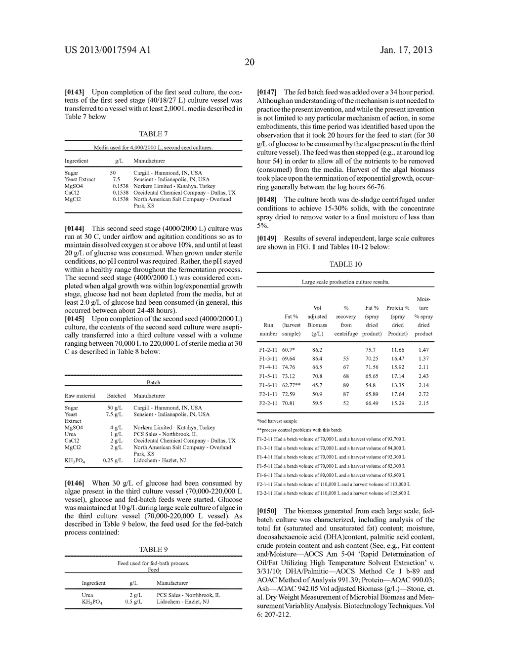 ALGAL LIPID COMPOSITIONS AND METHODS OF PREPARING AND UTILIZING THE SAME - diagram, schematic, and image 42